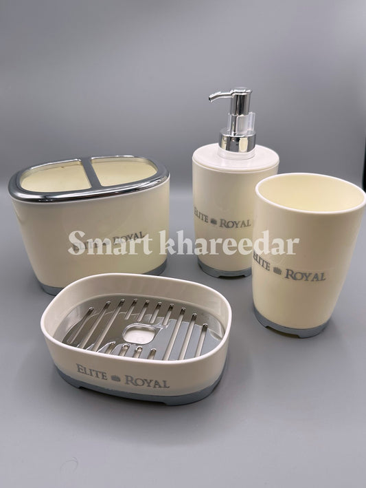 4 Pc Elegant Bath Set | Washroom Set