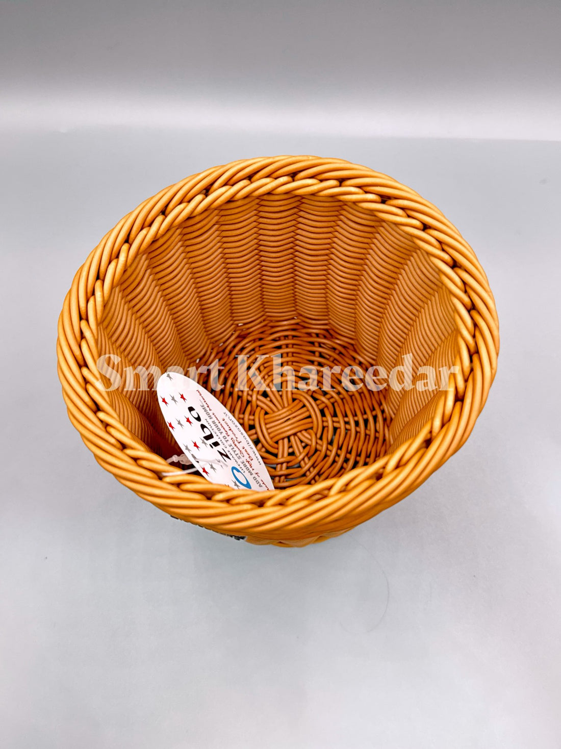 Ziba Cylinder Shape Hand Woven Cane Spoon Holder