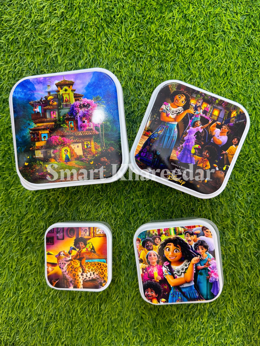 4pc Airtight Character Plastic Bowl Set