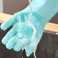 Big Silicon Washing Gloves Pair - Smart Khareedar