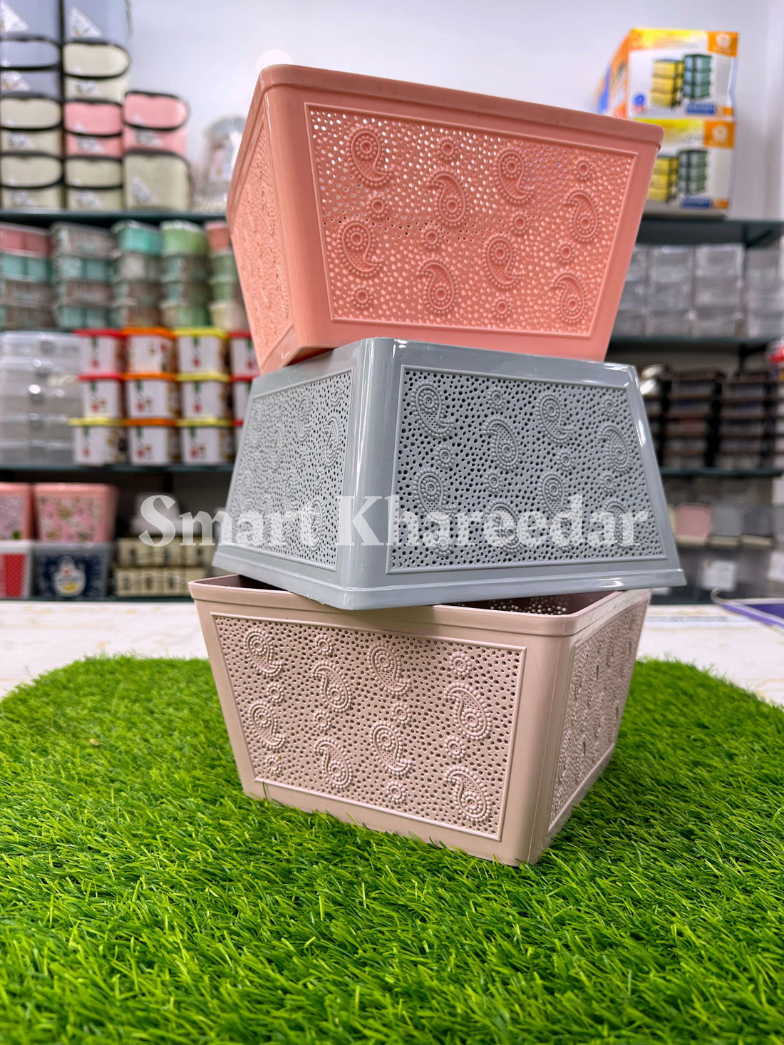 Big Size Fruit Basket with Strainer - Smart Khareedar