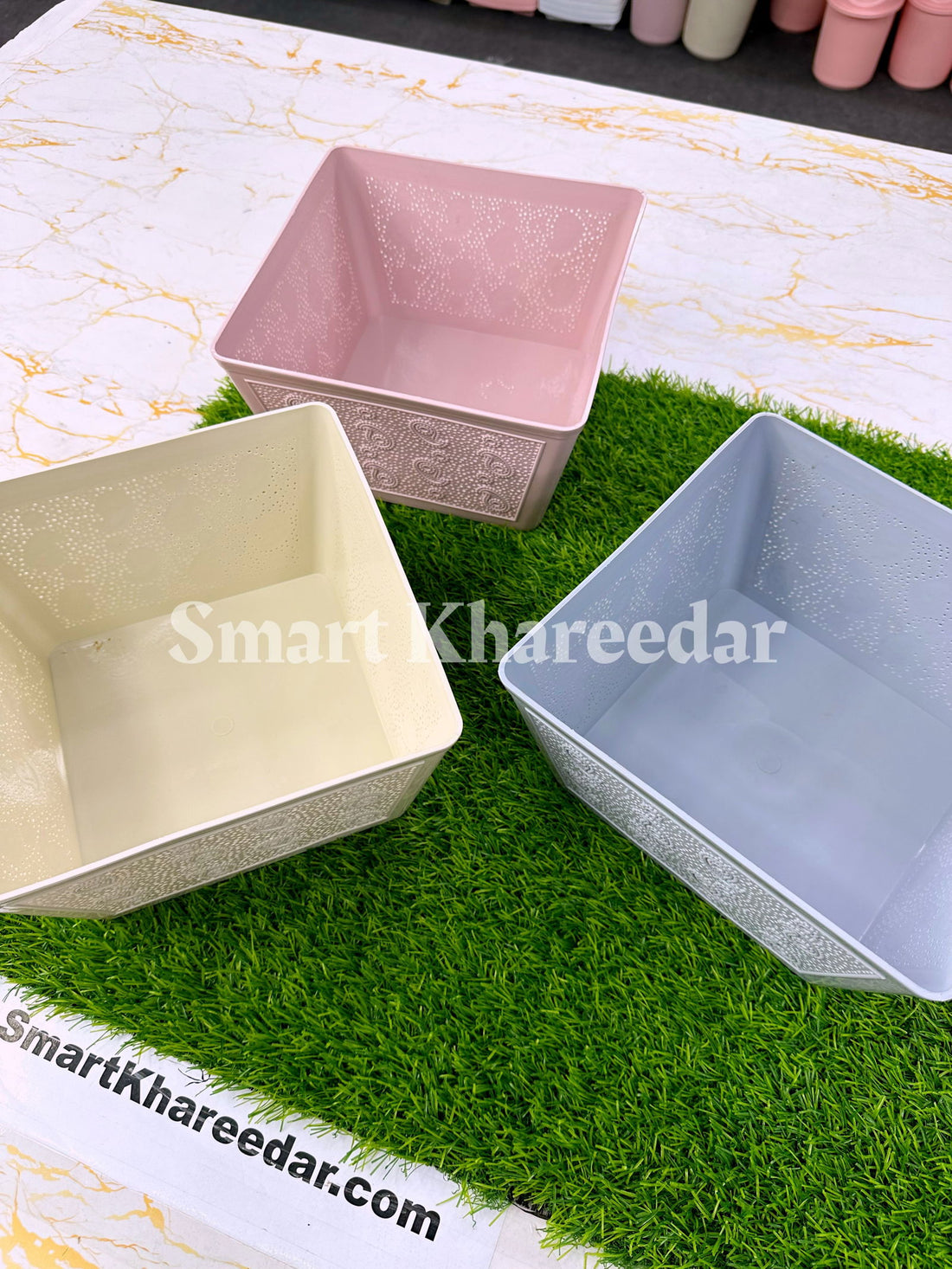 Big Size Fruit Basket with Strainer - Smart Khareedar