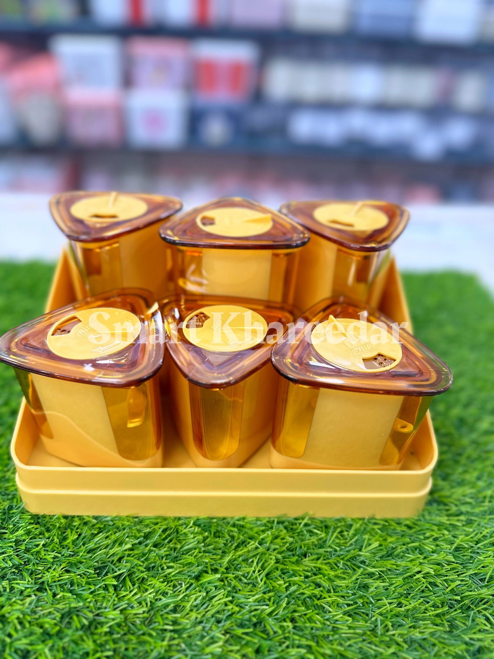 Bita Spice Jar set [Triangle] - Smart Khareedar