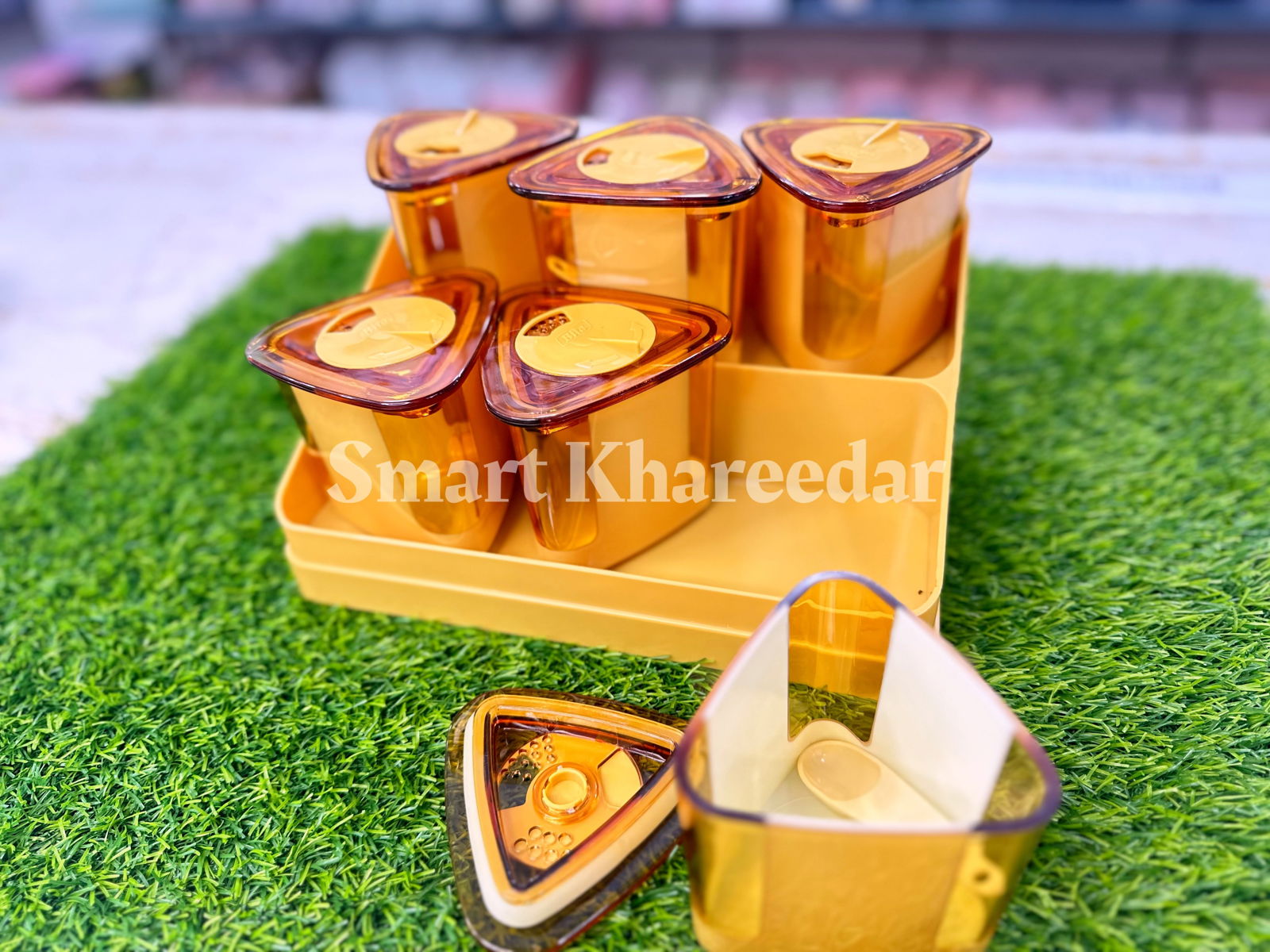 Bita Spice Jar set [Triangle] - Smart Khareedar