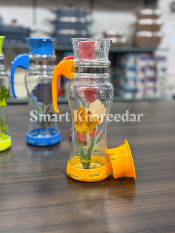 1L Stylish Glass Oil Jug with Lid