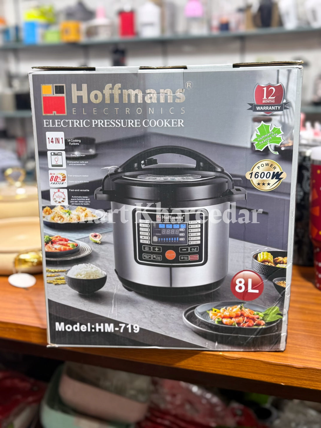Original Hoffman's 14in1 Electric Pressure Cooker 6.5L [HM-716] - Smart Khareedar