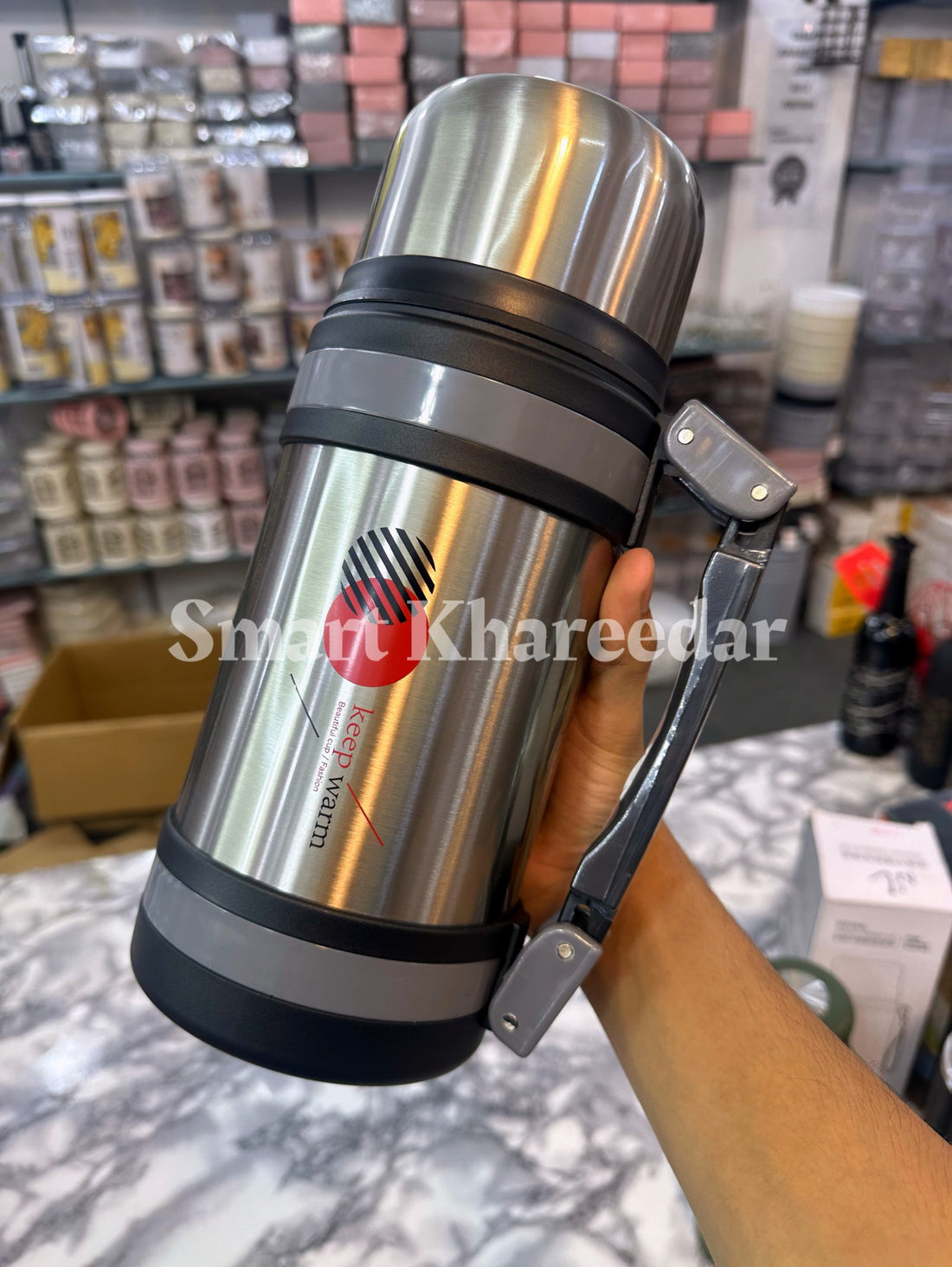 KeepWarm 1.5L Thermos Flask | Hot and Cool Bottle