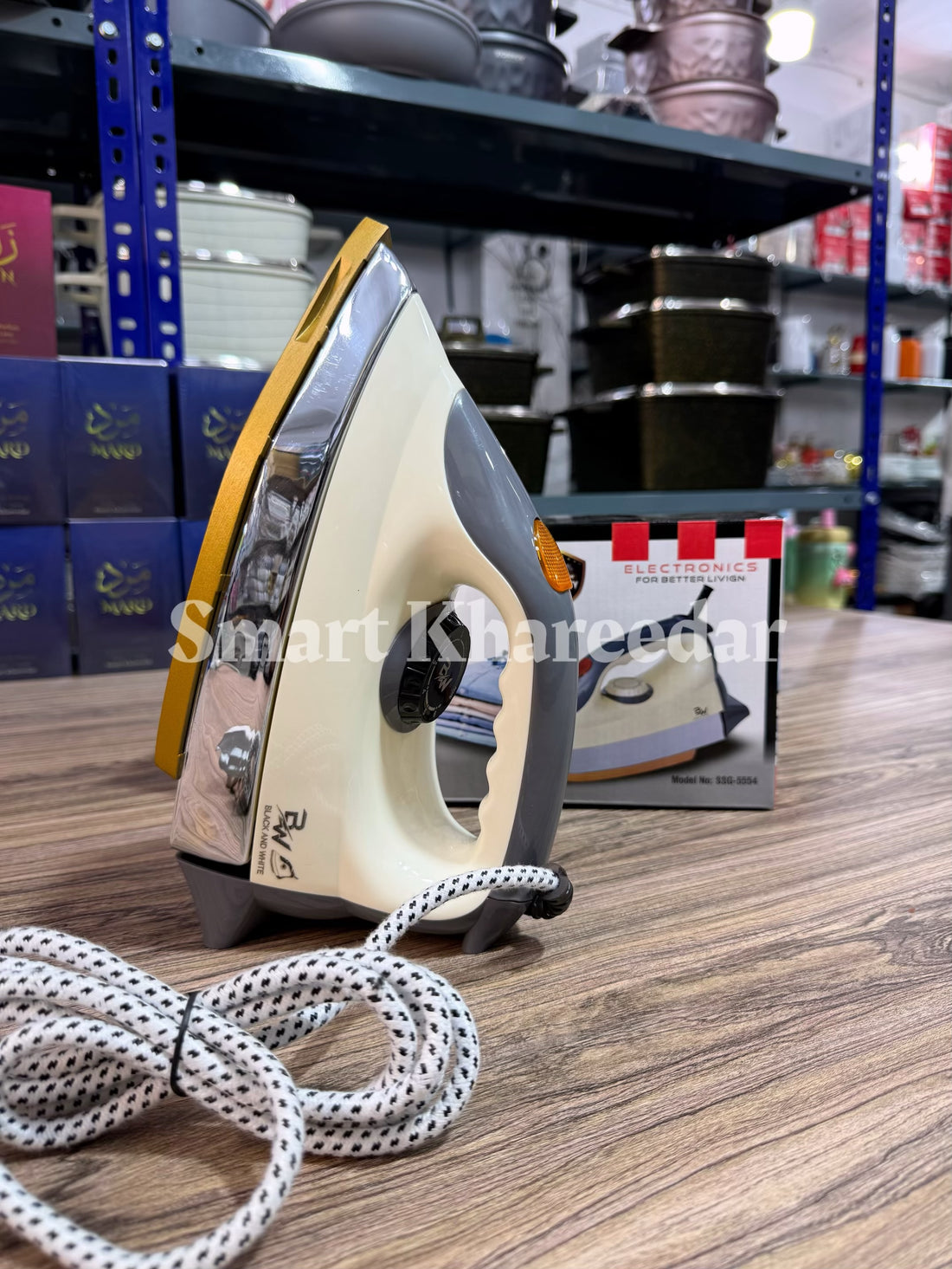 BW Heavy Weight Dry Automatic Iron | Life time Warranty | SSG-5554