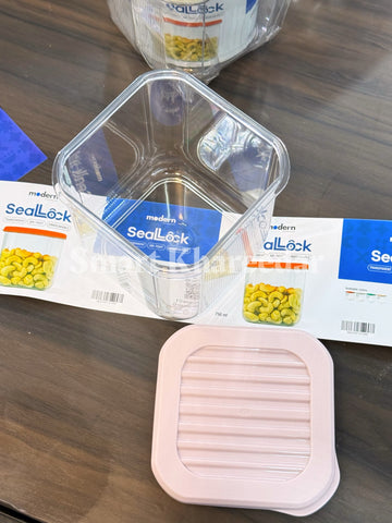 Modern SeaLock 750ml Acrylic Jar with Airtight Lid