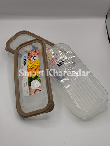 Pack of 2 Ziba Flexible Freezer Tray with Airtight Lid