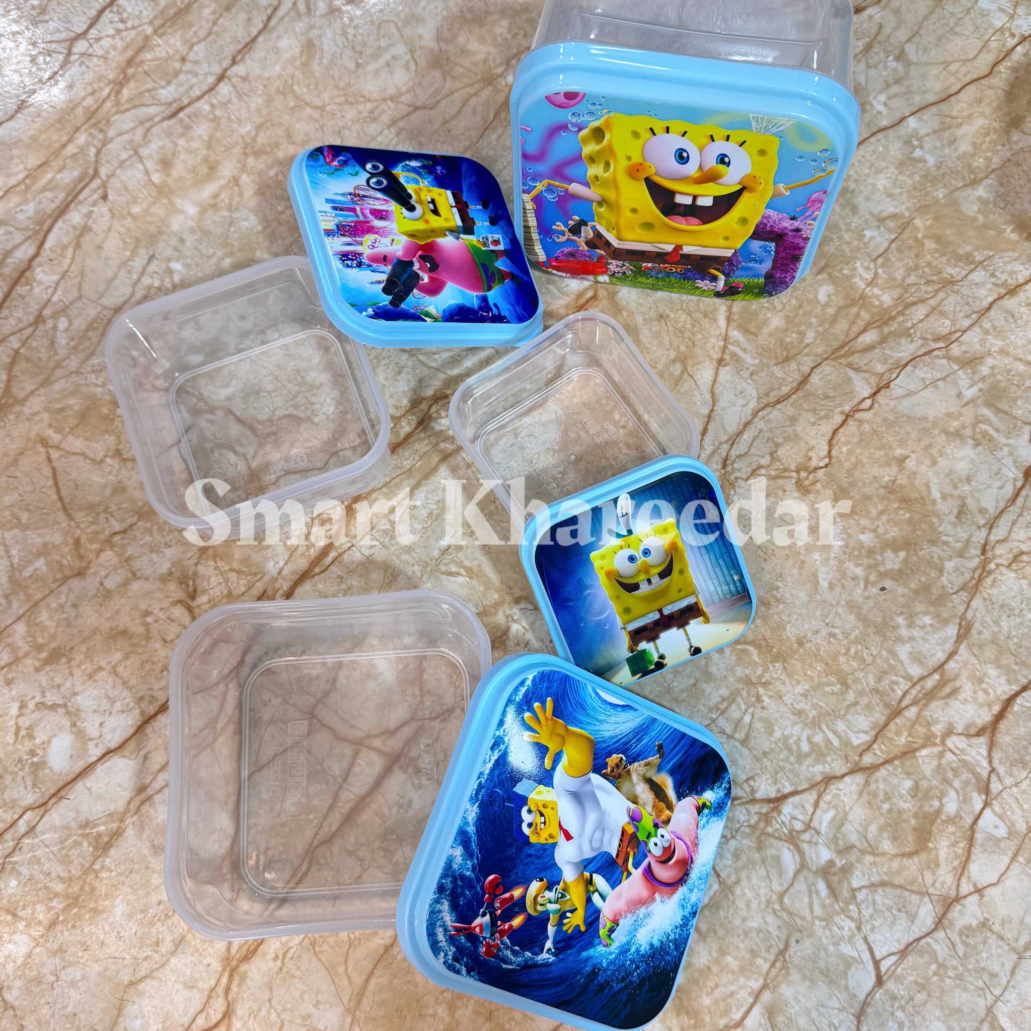 4pc Airtight Character Plastic Bowl Set