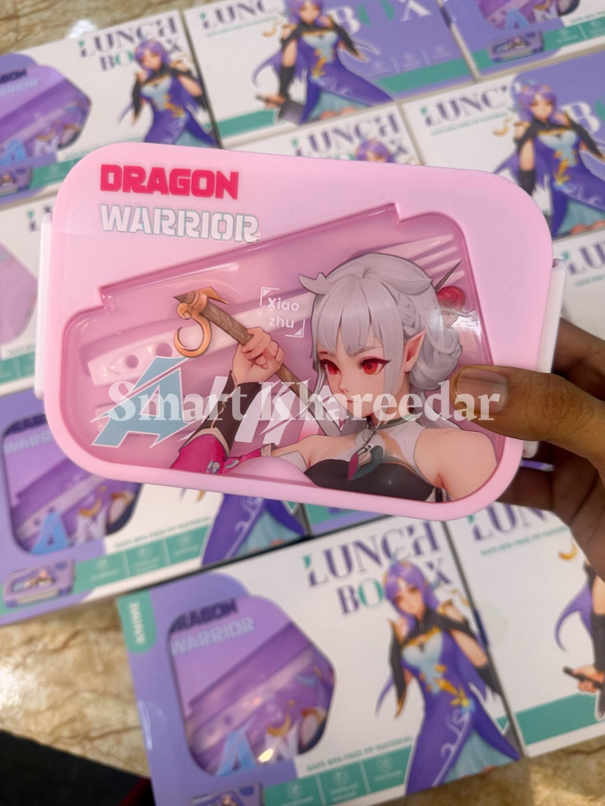 ANIME Character Stainless Steel Airtight Banto Lunch Box with Cutlery