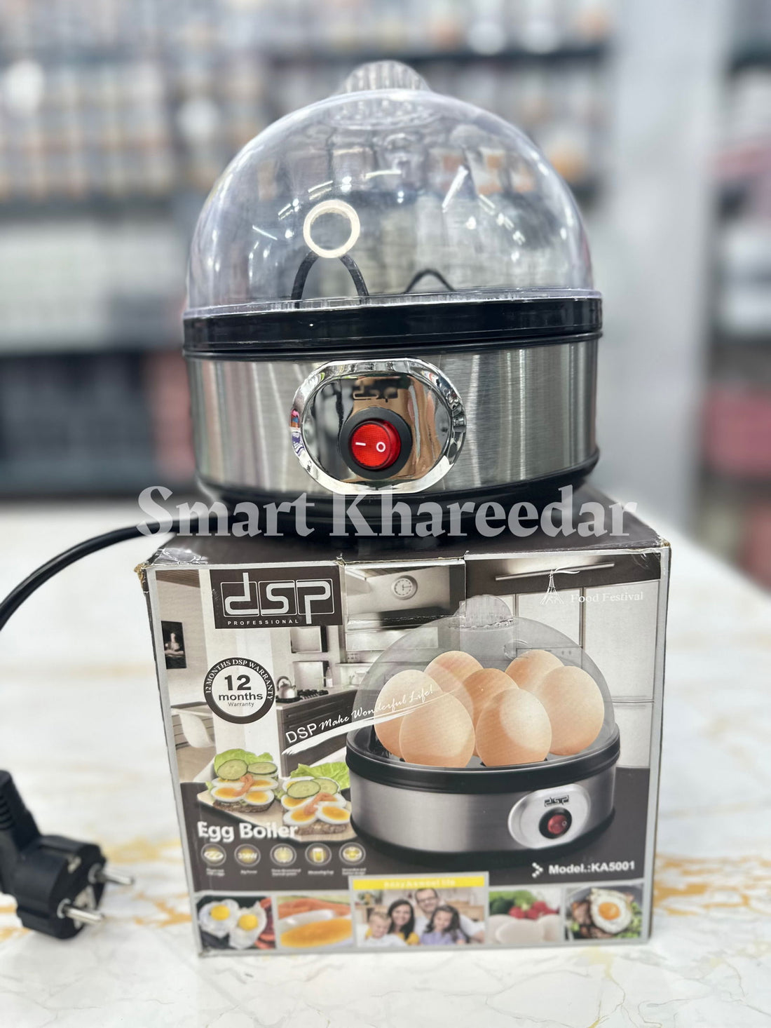 DSP multifunctional electric  Egg Boiler 350 watts - Smart Khareedar