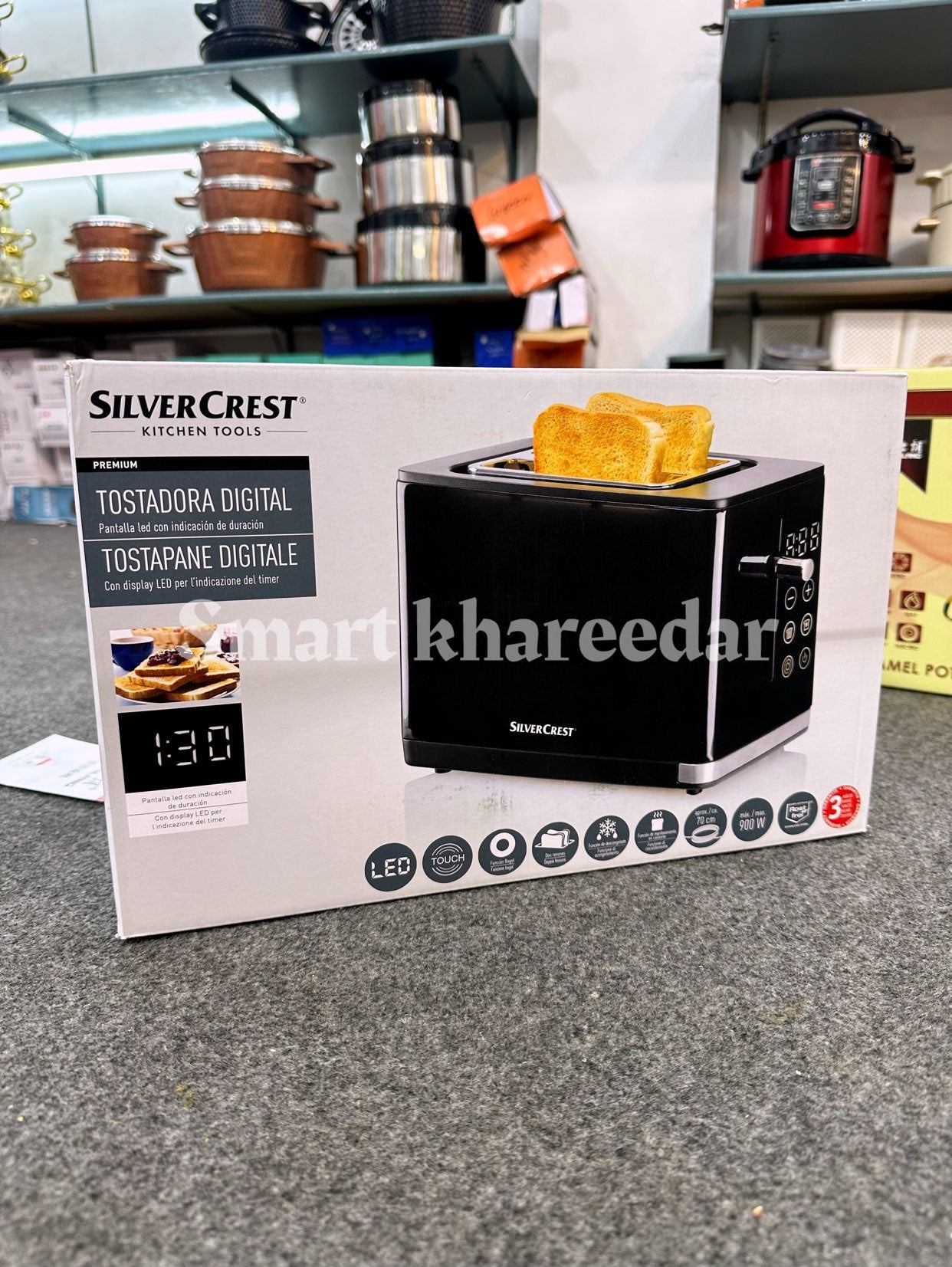 Silver Crest Digital Toaster [german]