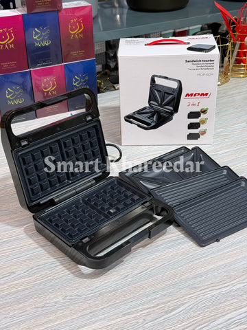 MPM 3in1 Sandwich | Grill and Waffle Maker | MOP-60M