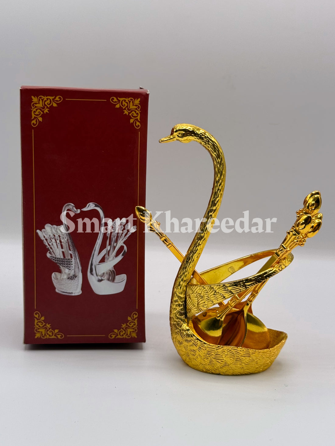 6pc Golden Swan Tea Spoon Set