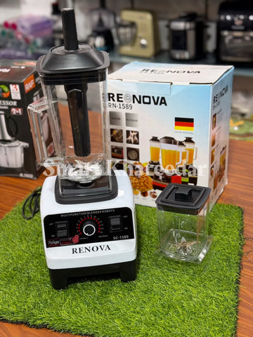 RENOVA 2in1 Electric Blender Juicer Jug with Powder Grinder RN-1589