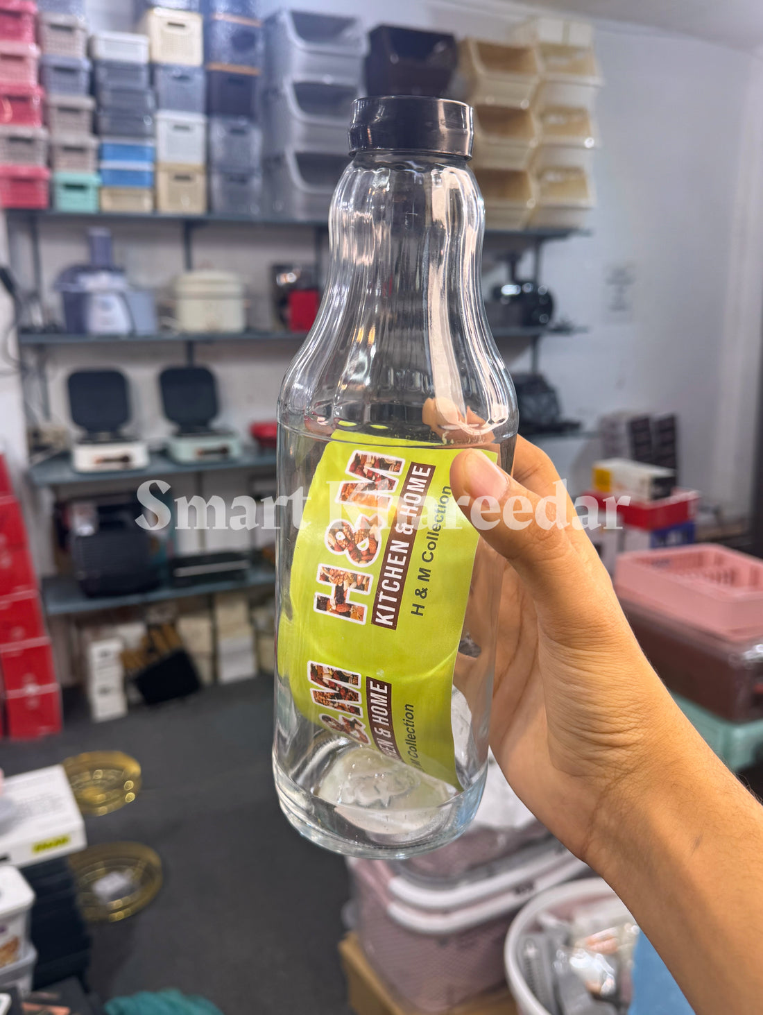 1L Glass Water Bottle