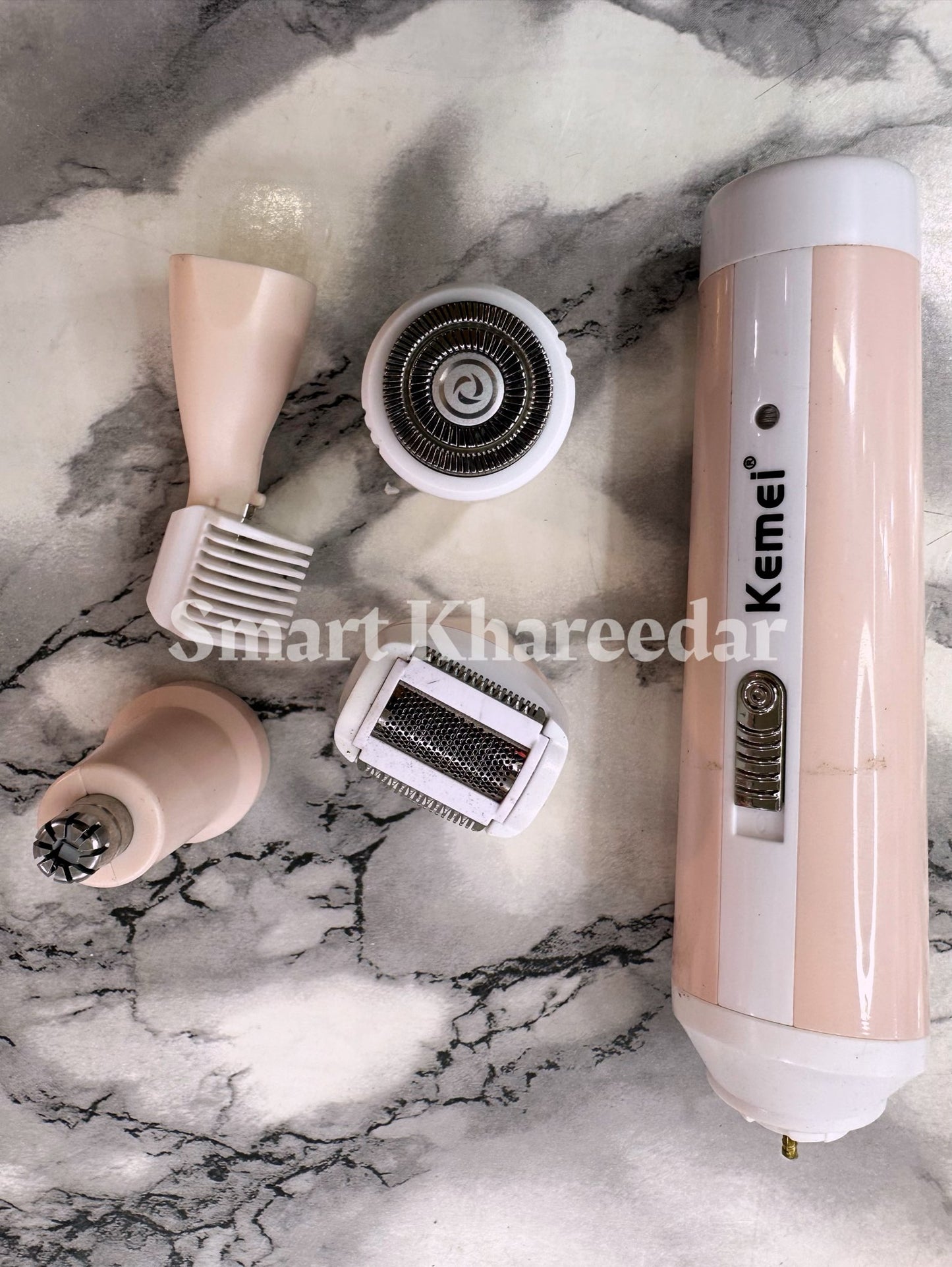 Kemei 4in1 Rechargeable Hair Remover Shaver KM-3024 | Epilator