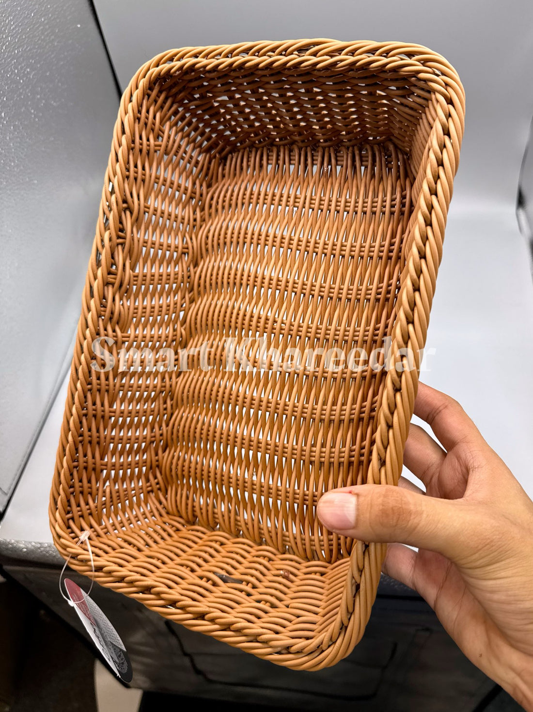 Ziba Hand Woven High Quality Weave Basket Rectangle - 31x21x8cm