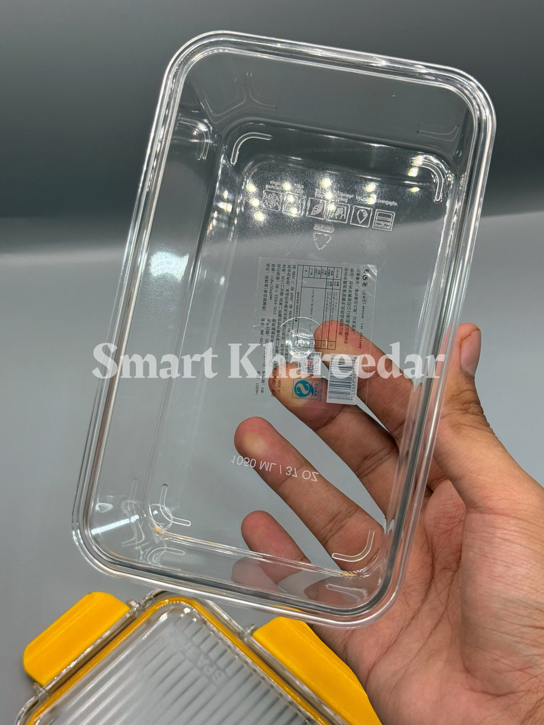 1L Airtight 4-Lock Acrylic Container | Food Storage Container