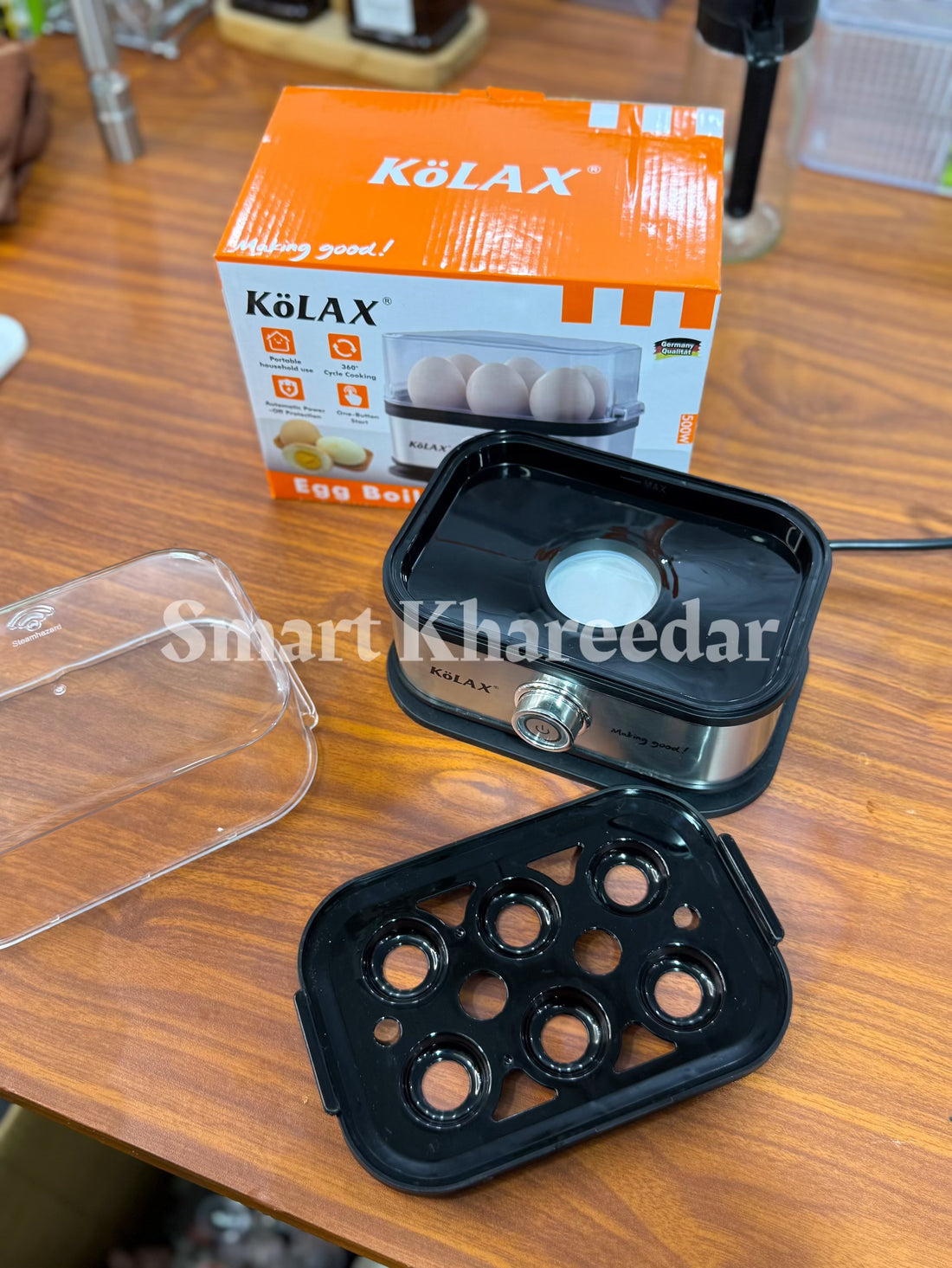 Kolax 500W Electric Egg Boiler | 6 eggs
