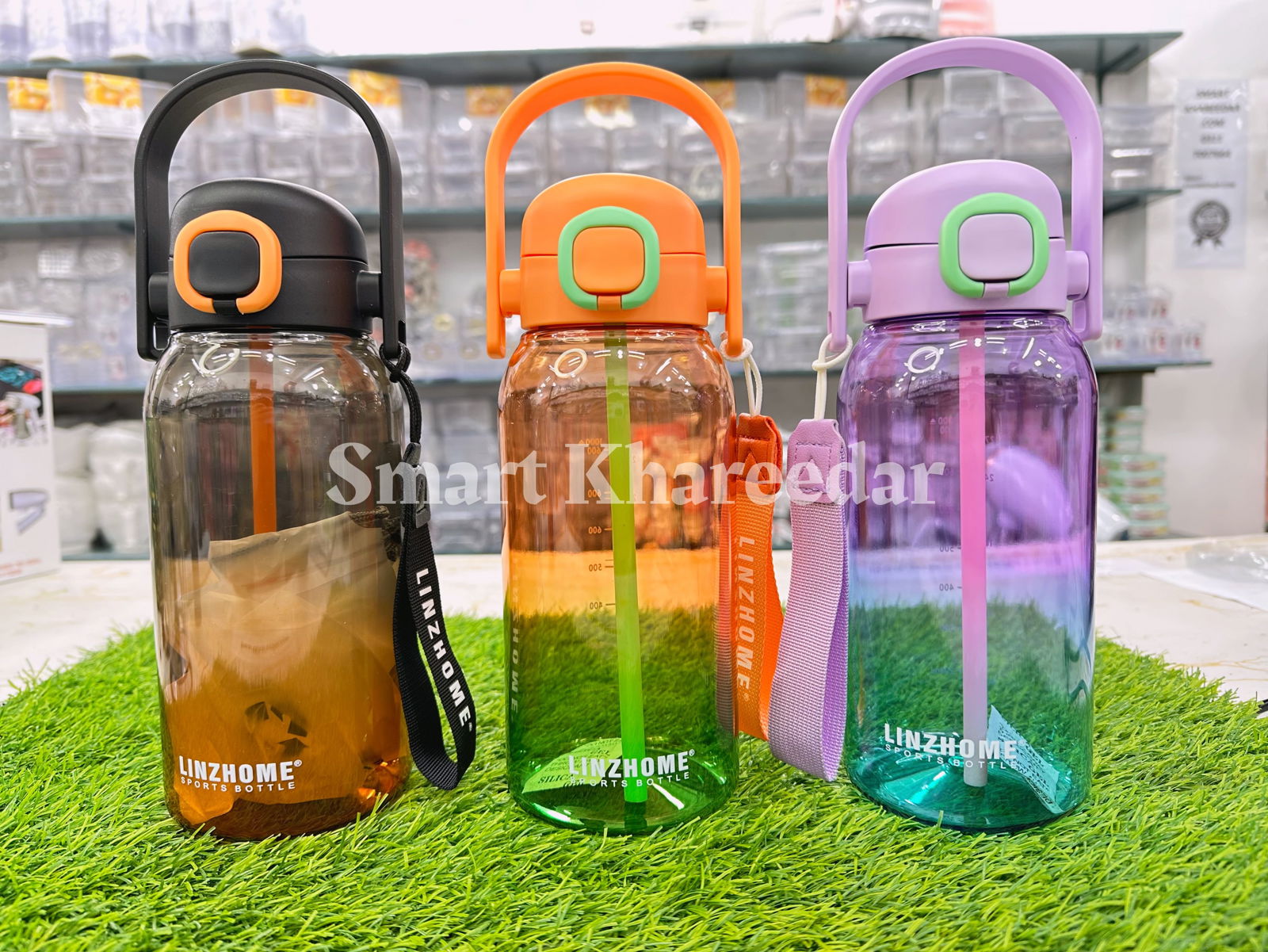 Elegant Colored 1L Water Bottle - Smart Khareedar
