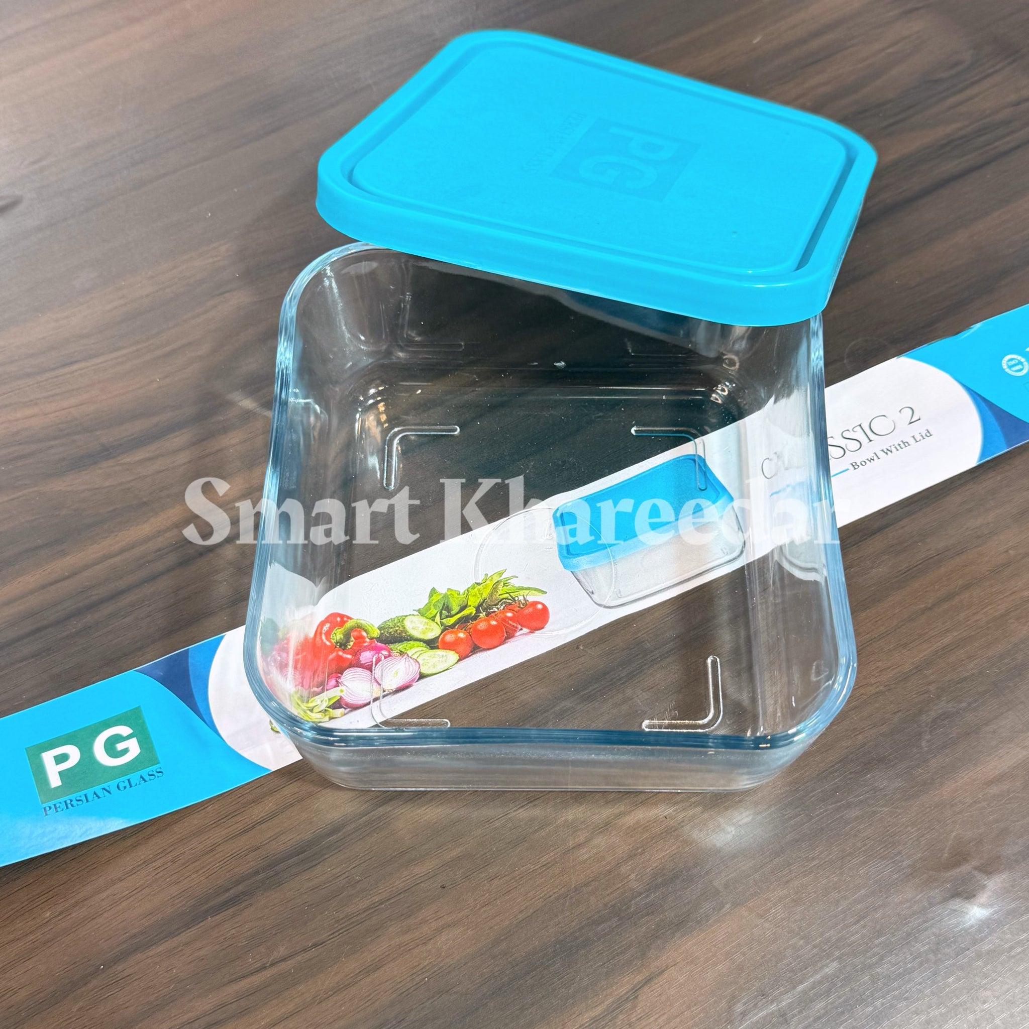 1.5L Kaveh Glass Lasagna Bowl with Silicone Lid
