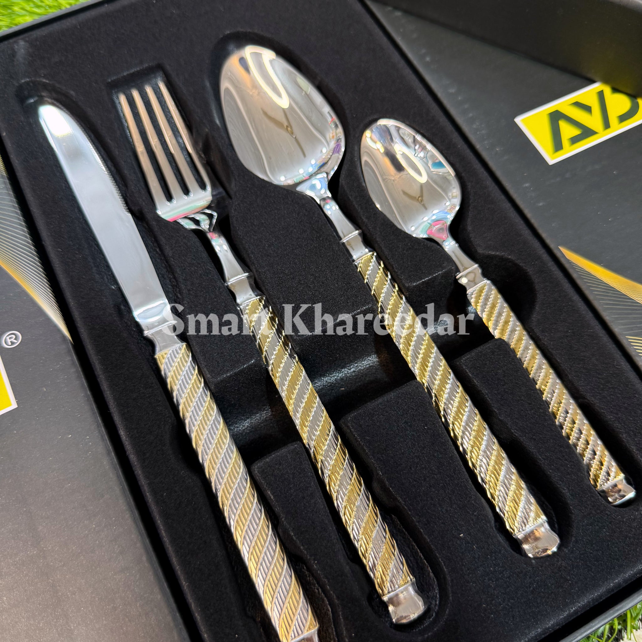 AYD  Premium 24pcs 6 person Cutlery Set [Heavy Guage]