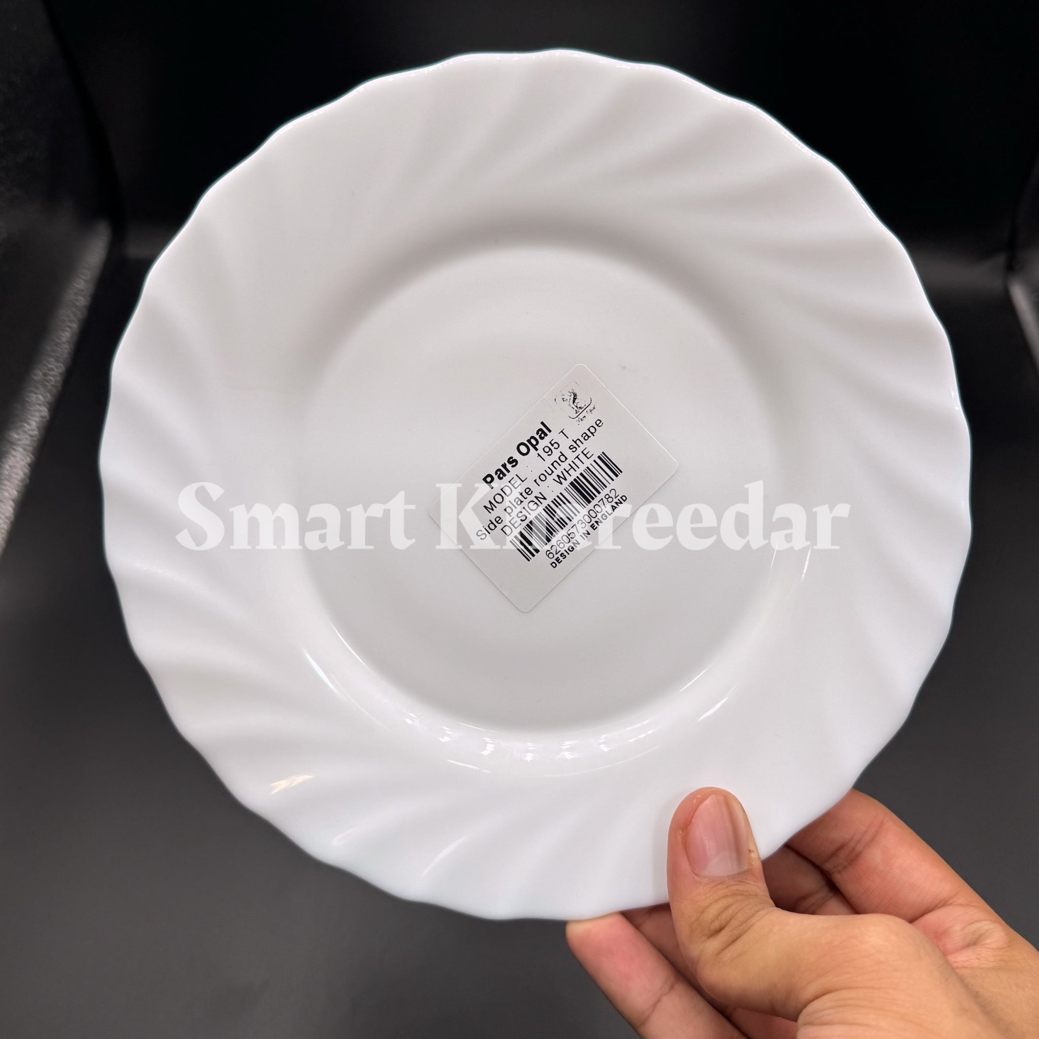 Marble Stone Round Side Plate - Paras Opal Quarter Plate