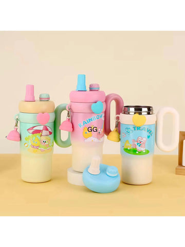 Stanley Style Kids Double Sipper Bottle Tumbler | 890ml