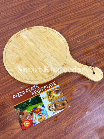 Bamboo Wooden Pizza Plate 29cm  | Fruit Plate