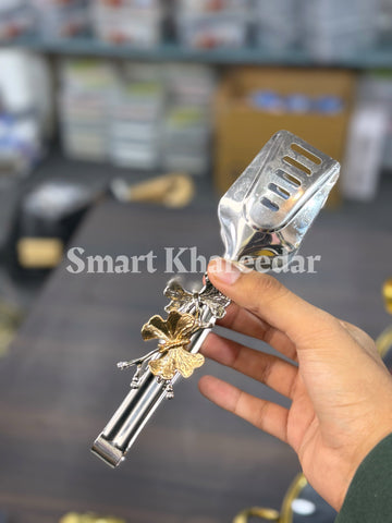 Elegant Stainless Steel Serving Tong | Turkish Tong - chimtta