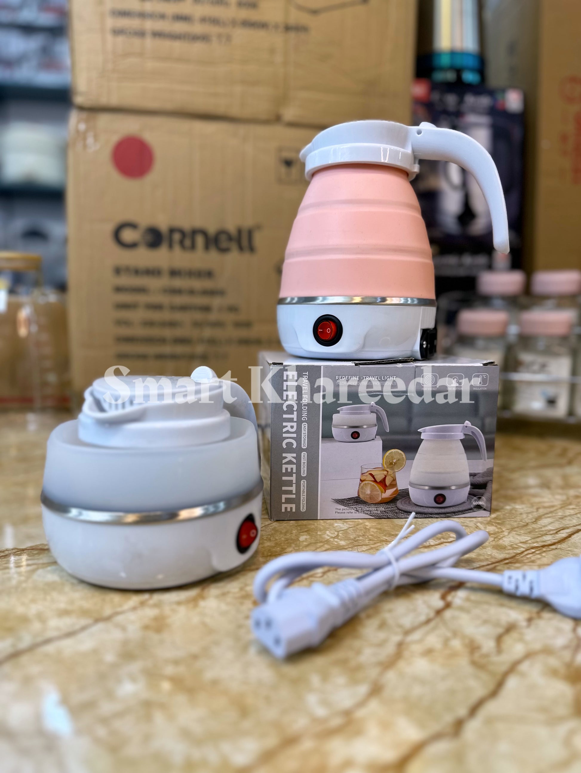 Foldable Silicone Electric Kettle 600W