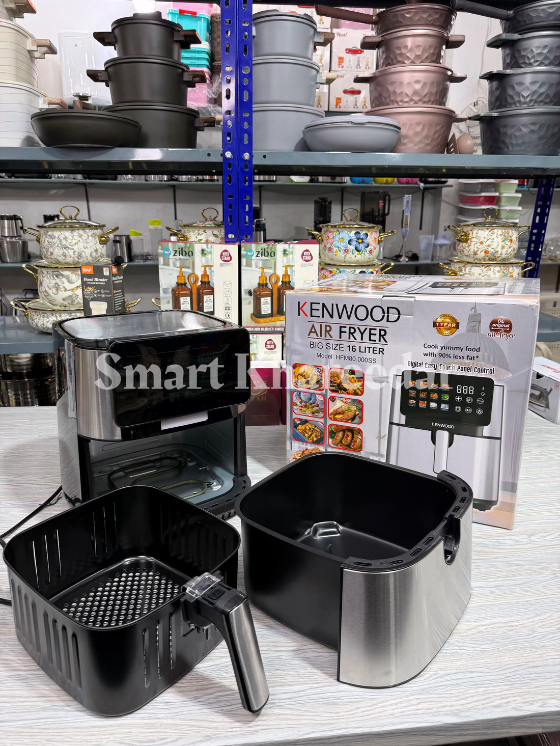 Kenwood 16L Digital Air Fryer Oven HFM-80 | Double Heating Rod | Easy Touch Panel Control