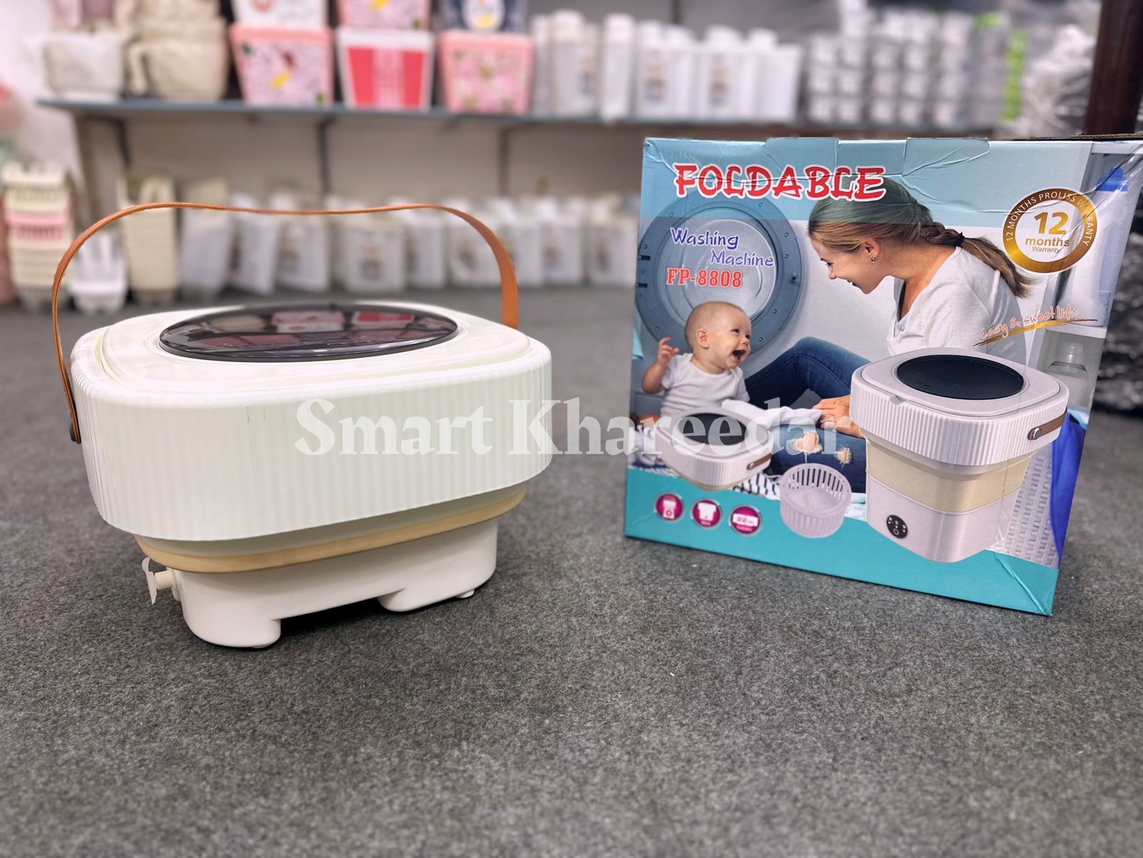 Foldable Washing Machine with Dryer FP-8808 - Smart Khareedar