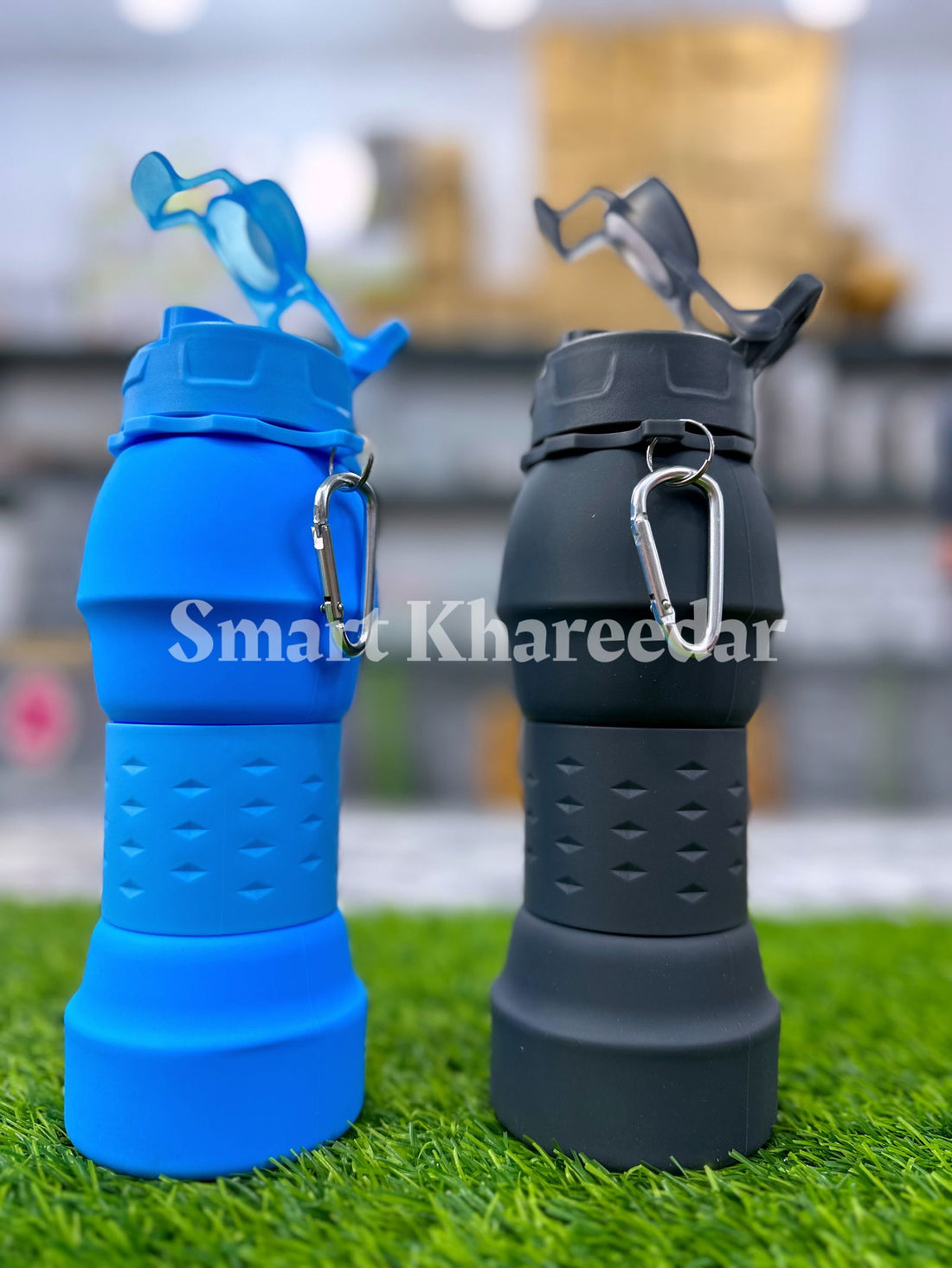 Grenade 500ml Foldable Silicone Colored Water Bottle - Smart Khareedar