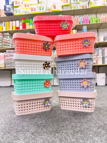 Homeket Colored 1.5 kg Organiser Basket - Smart Khareedar