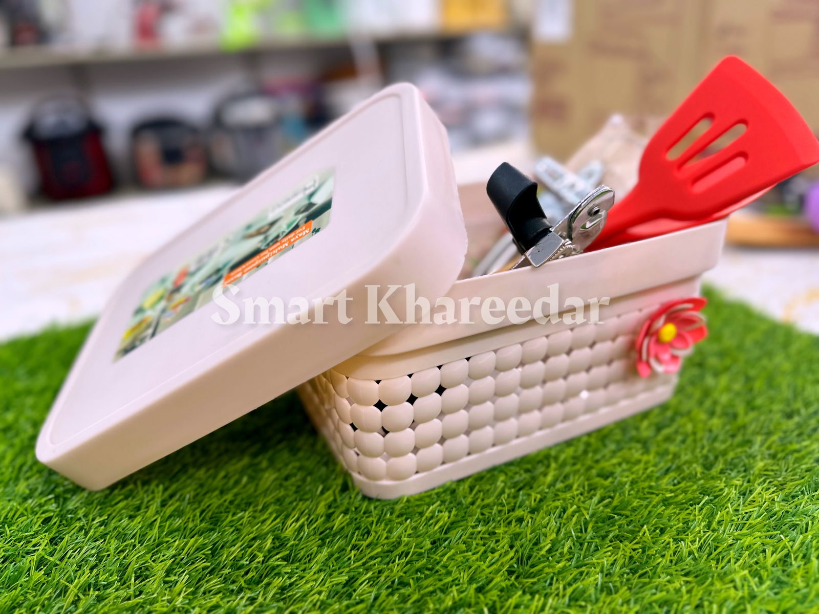 Homeket Colored 1.5 kg Organiser Basket - Smart Khareedar