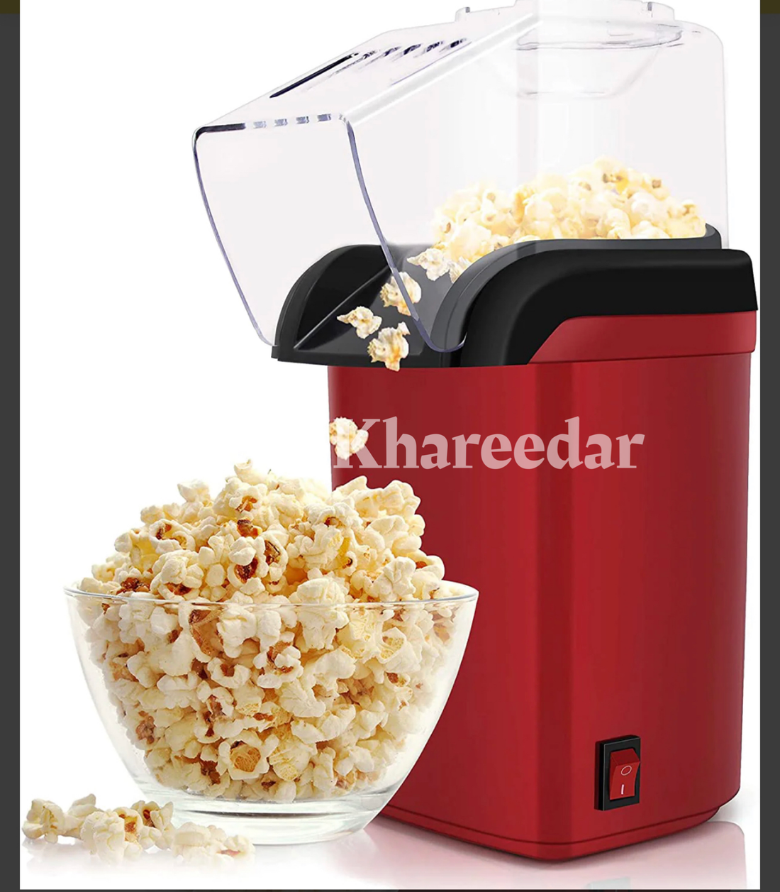 Hot Air Popcorn Maker Machine Mini Popcorn Popper - Smart Khareedar