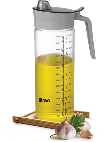 JIANXIA 600ml Glass Oil Pot - Oil Jug Dispenser