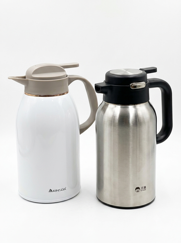 Long 2.2L Thermos Flask | Stainless Steel Tea Pot 24 Hours Hot and cool