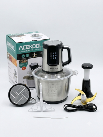 Acekool Original 3L Electric + Manual Meat Chopper | AK-303