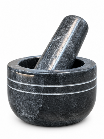 Marble Chattu Watta Dori Danda – Traditional Mortar & Pestle for Grinding Spices, Herbs & Garlic