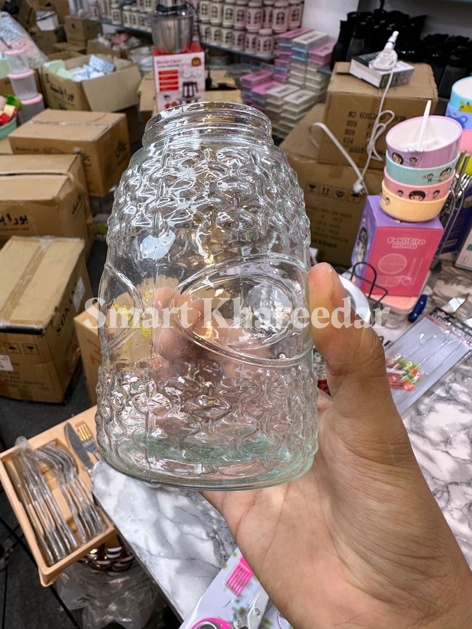 Irani Glass Sugar Pot 300g - Smart Khareedar