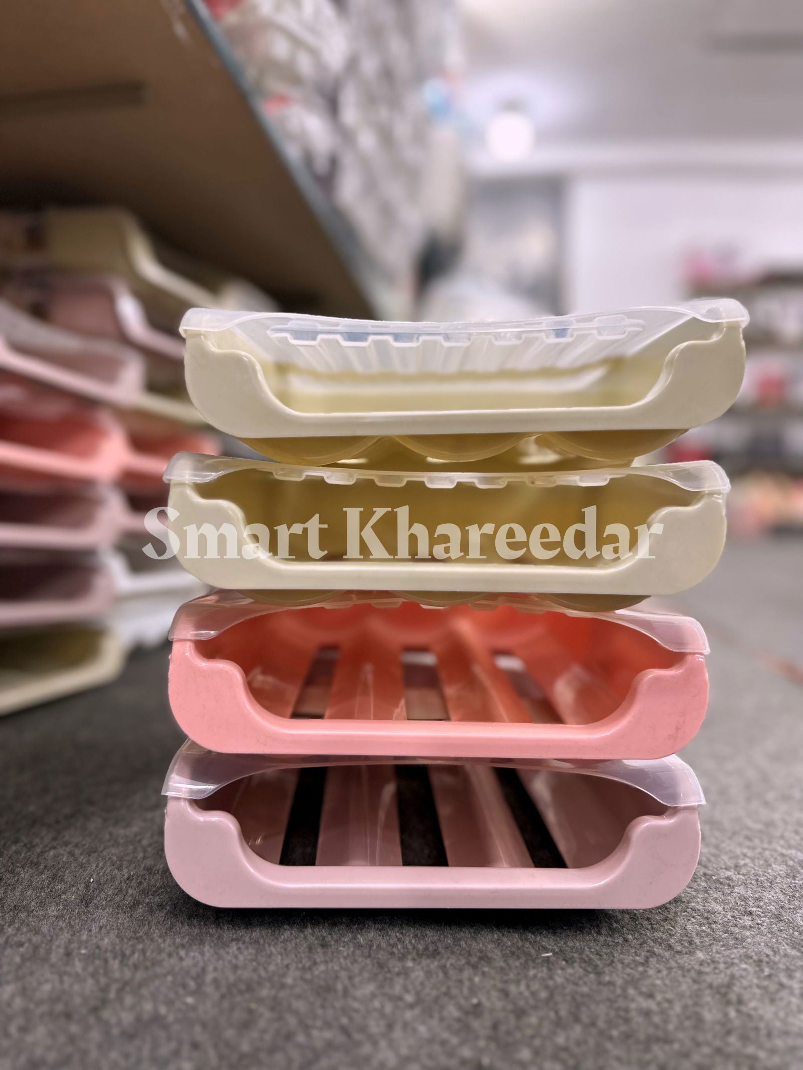 Merce Egg Organiser Tray with Lid - Smart Khareedar