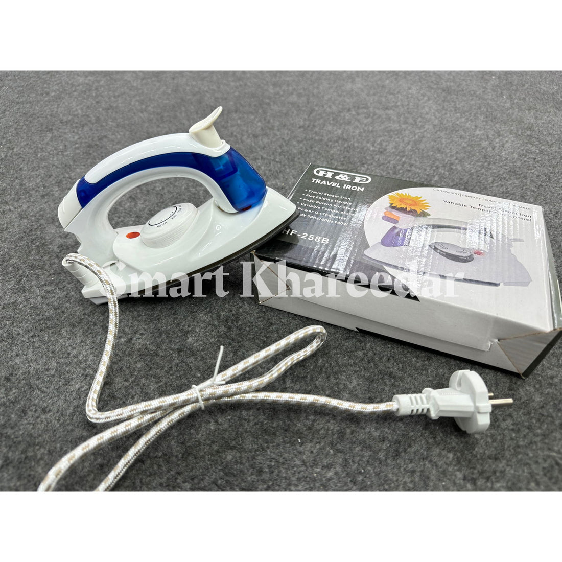 Mini Travel + UPS Electric Steam Iron 700W - Smart Khareedar