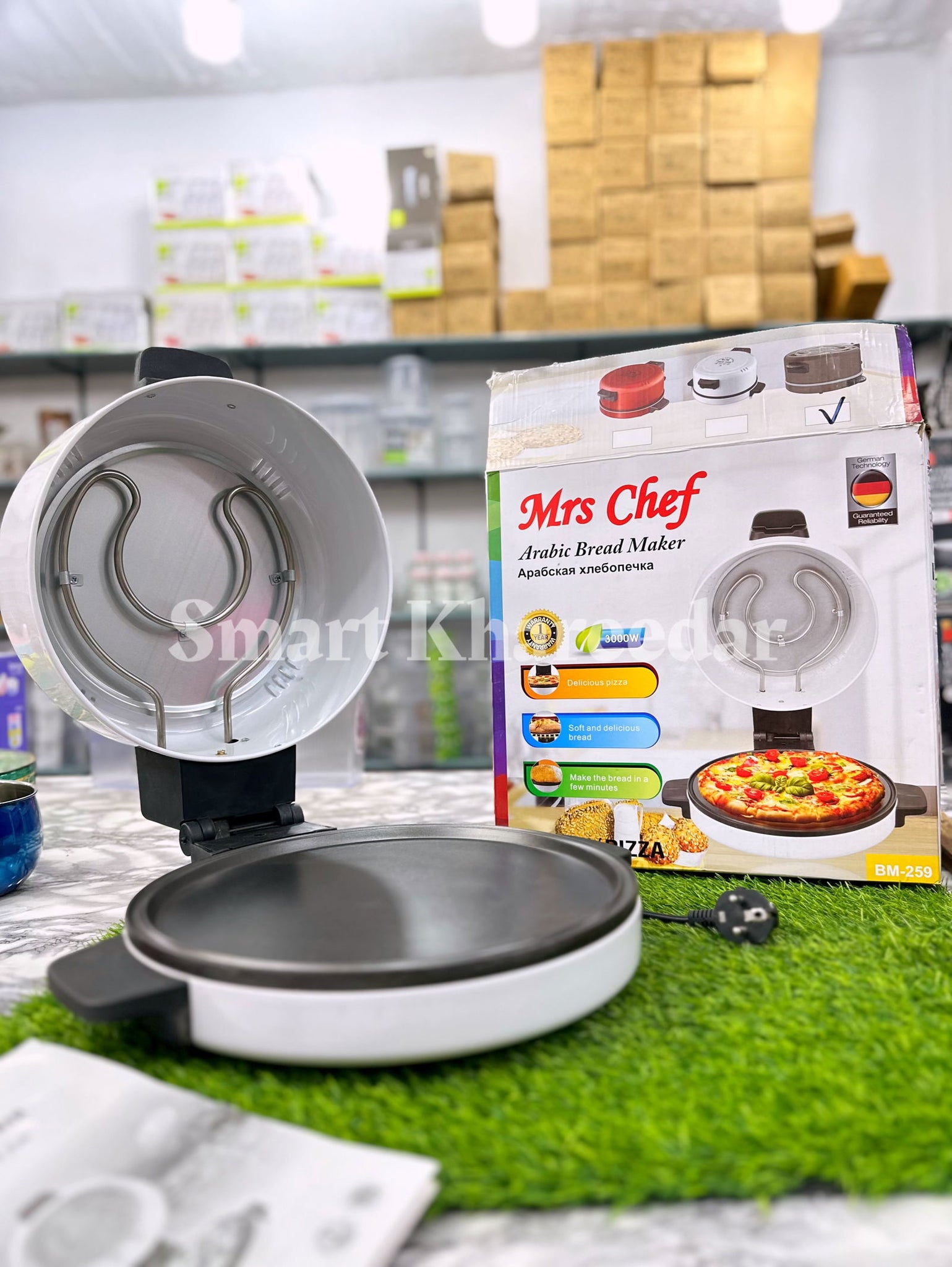 Mrs Chef ARABIC BREAD MAKER | Pizza Crepe Maker - Smart Khareedar