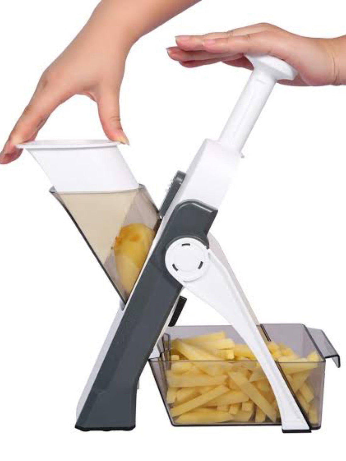 Multifunctional Vegetable Slicer Safe Slice Mandoline Adjustable Food Chopper - Smart Khareedar