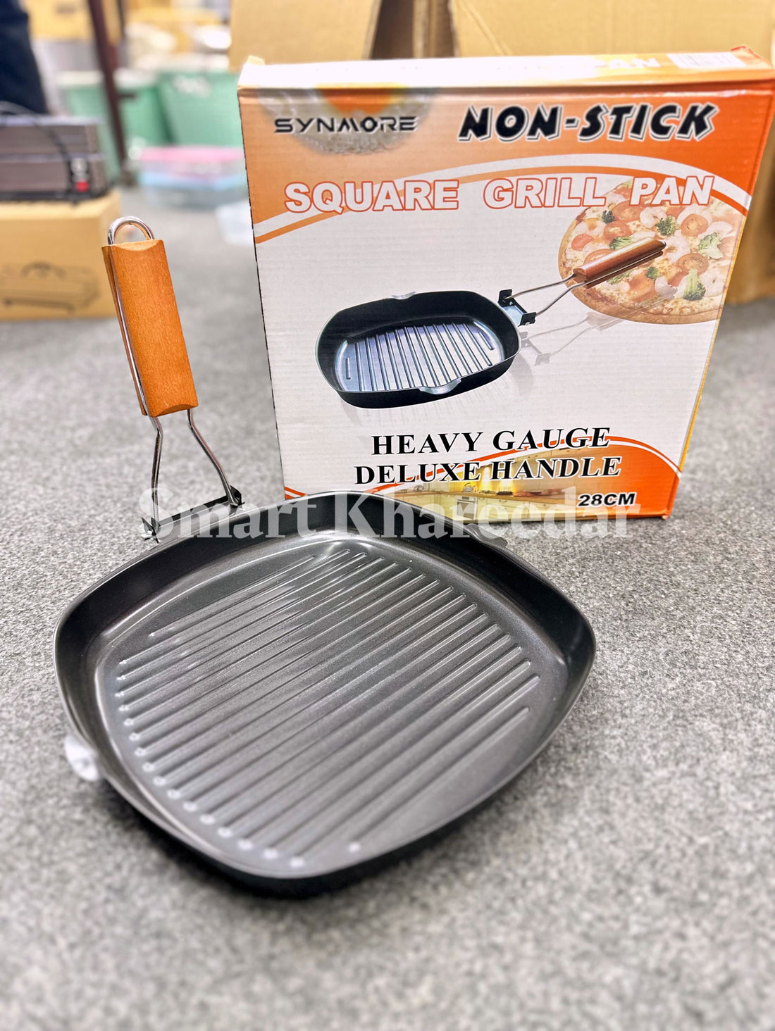 Non-Stick 28cm GRILL PAN - Smart Khareedar